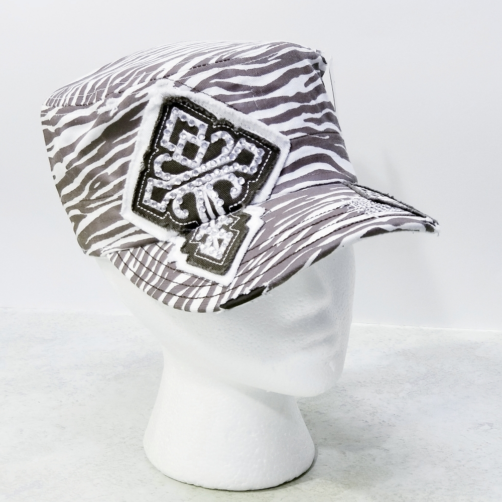 NEW | Cowgirl Us Distressed Cross Cadet Hat